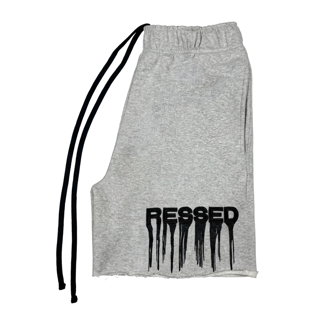 RESSED GREY SHORTS