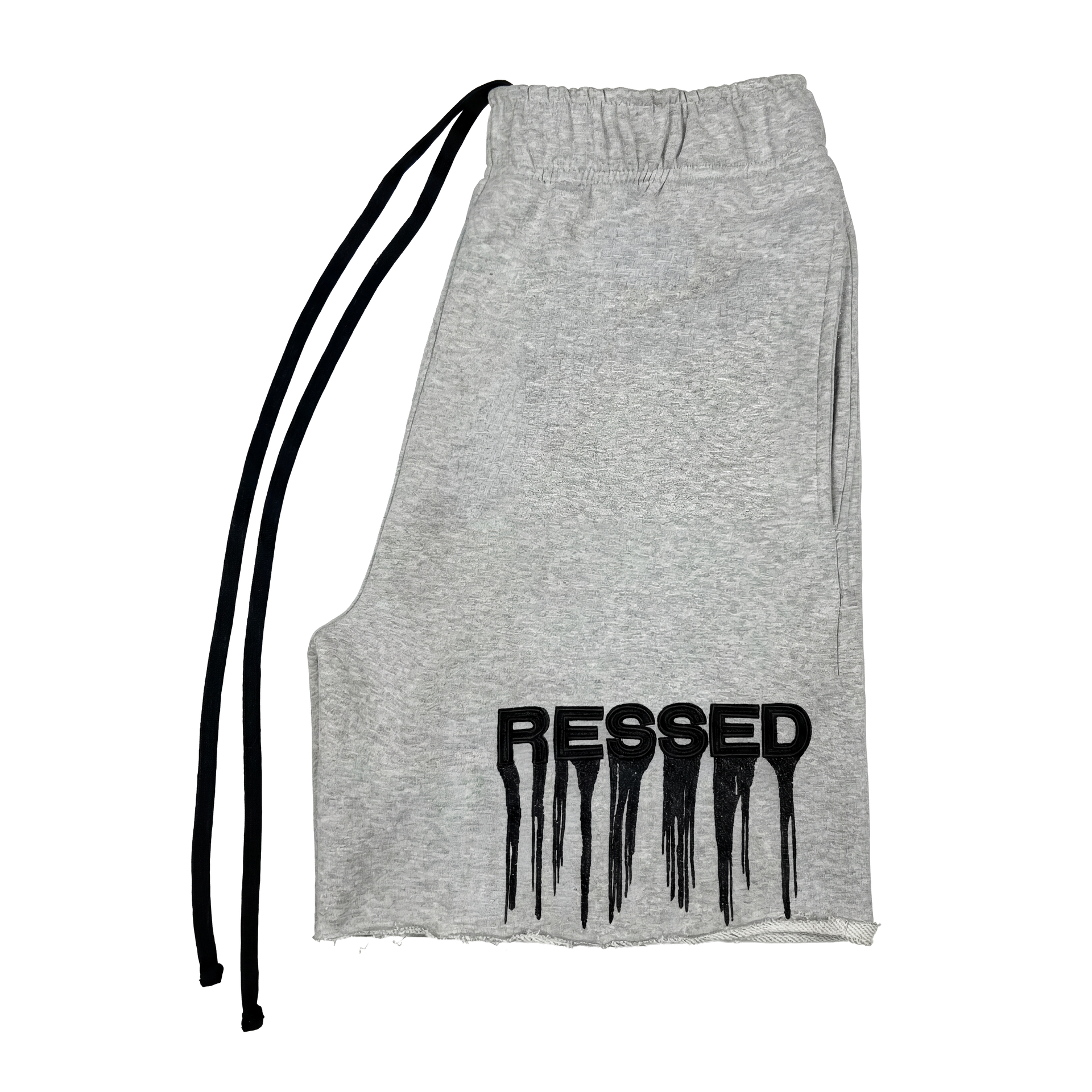 RESSED GREY SHORTS