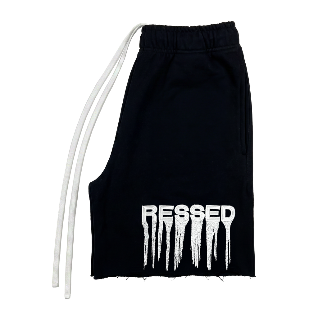 RESSED BLACK SHORTS