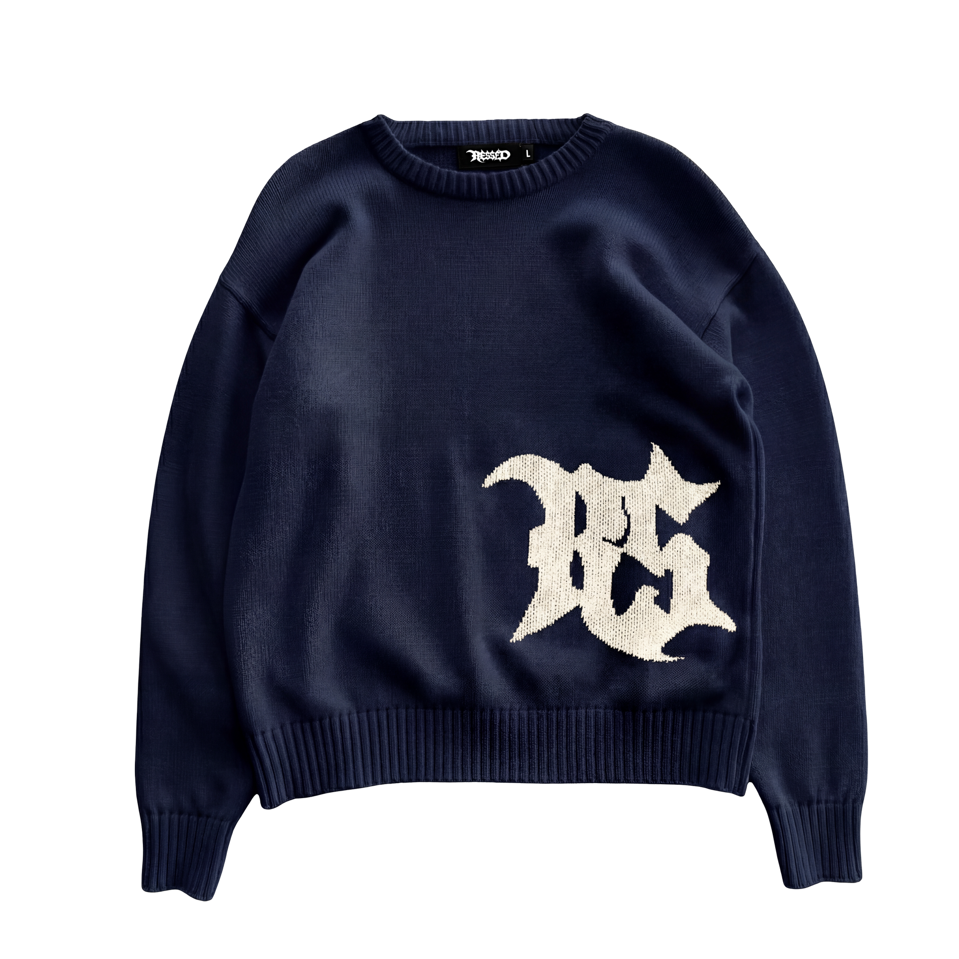 RESSED SWEATER — blue